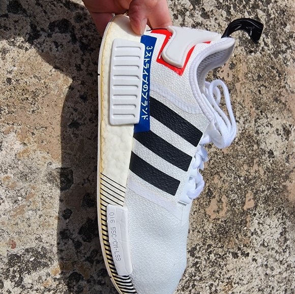 Mens Adidas NMD_R1 Japan White Colorblock Size 9 Collectible Adidas Japanese! - Picture 10 of 16
